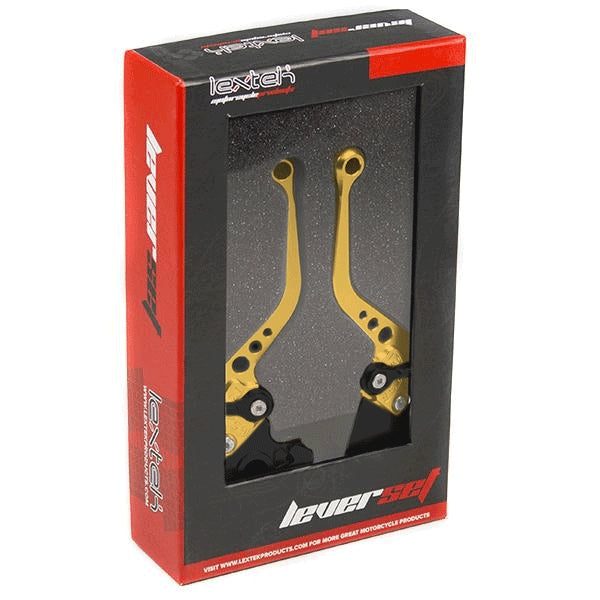 CNC Brake & Clutch Lever Set F-25 / H-250 Short Gold