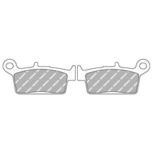 FERODO DISC PAD SET - FDB672 EF Eco Friction Non Sintered Compound - 01-0672-EF