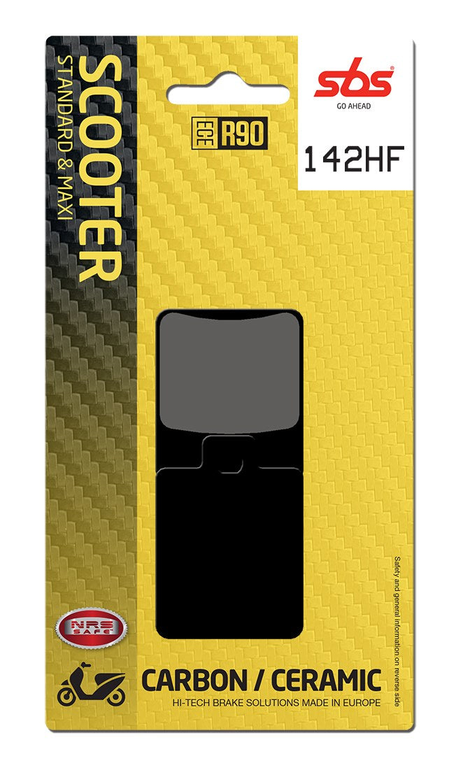 SBS FRICTION - Ceramic Front / Rear Scooter Brake Pads (SBS 724) - 142HF-