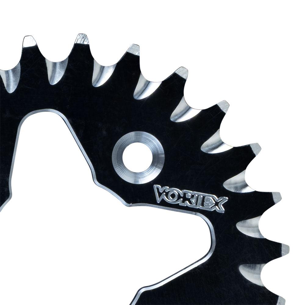 VORTEX ALLOY REAR SPROCKET 420P-39T - COBRA - BLACK - 39-0155-39ZK