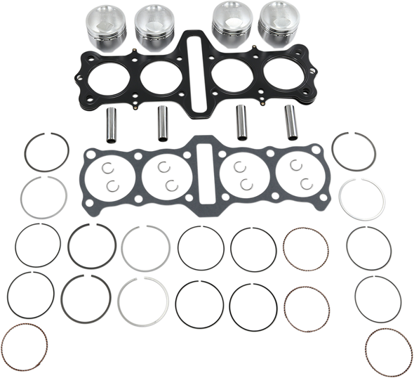 Wiseco Motorcycle On Road, 4 Stroke Piston, Shelf Stock Kit KAW 1000 KIT 72MM-2835XC-4052M