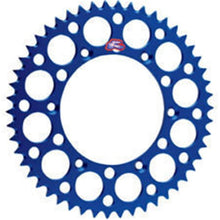 RENTHAL REAR SPROCKET MX ULTRALIGHT GROOVED BLU 49T (150U-520-49GBBU)