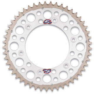 RENTHAL REAR SPROCKET MX ULTRALIGHT GROOVED SIL 50T (150U-520-50GBSI)