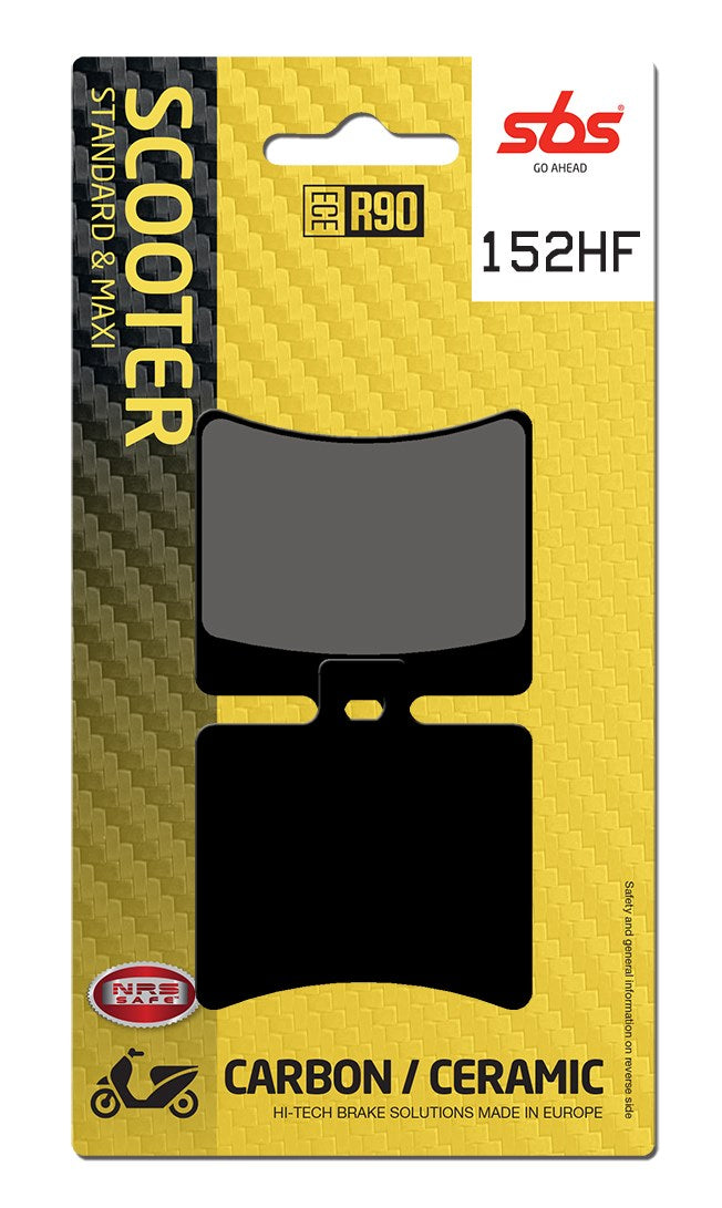 SBS FRICTION - Ceramic Rear Scooter Brake Pads (SBS 747) - 152HF-