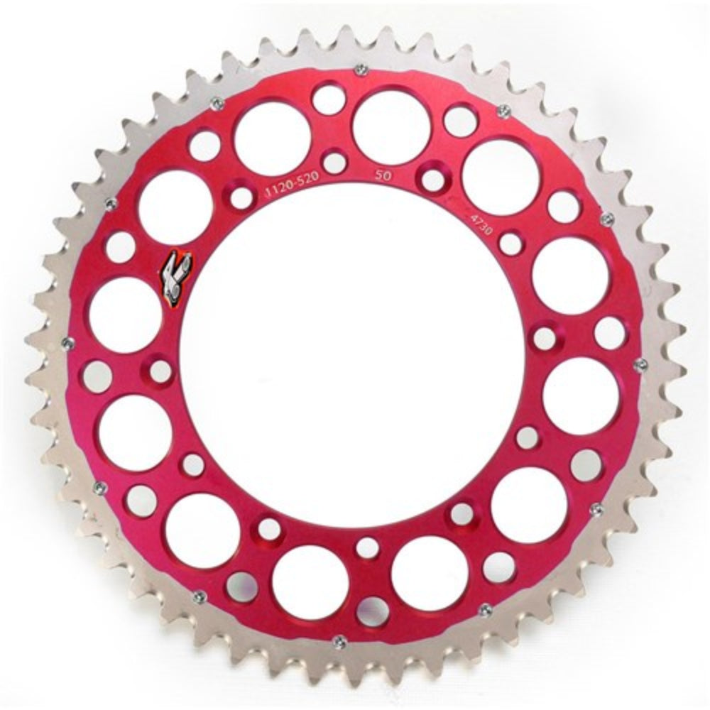 RENTHAL TWINRING REAR SPROCKET RED 48T (1540-520-48GPRD)