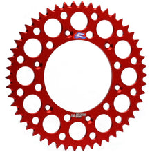 /RENTHAL REAR SPROCKET MX ULTRALIGHT GROOVED RED 51T (154U-520-51GRRD)