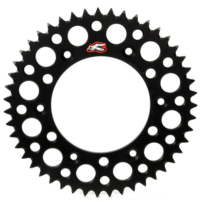 RENTHAL R/SPKT MX 154V520 48T BLK (154V-520-48GRBK) - WILL BE - 154U52048GRBK (154V-520-48GRBK)