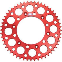 RENTHAL REAR SPROCKET MX ULTRALIGHT GROOVED RED 51T(WILL BECOME 154U52051GRRD) (154V-520-51GRRD)