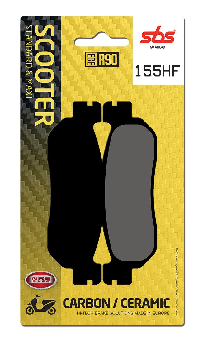 SBS FRICTION - Ceramic Rear Scooter Brake Pads (SBS 728) - 155HF-