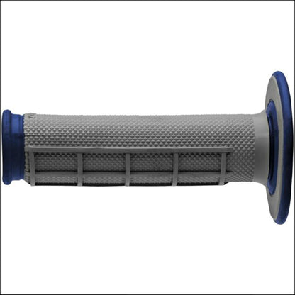 RENTHAL GRIPS DUAL COMPOUND HALF WAFFLE BLU/GRY Q70 (G157)