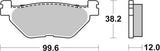 SBS FRICTION - Ceramic Rear Scooter Brake Pads (SBS 769) - 169HF-