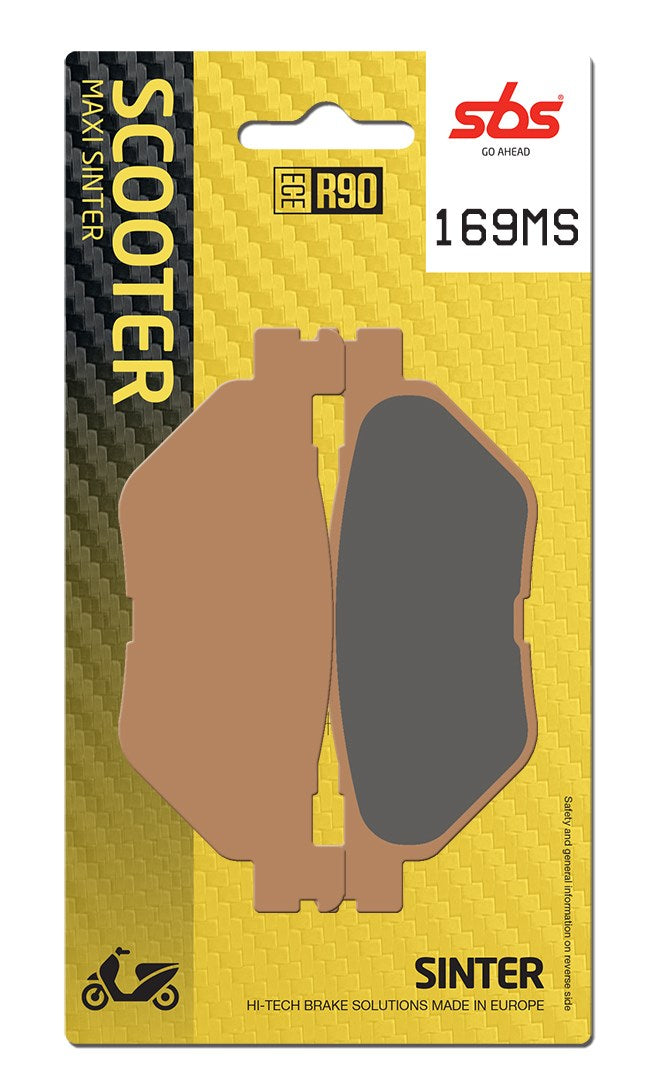 SBS FRICTION - Sinter Rear Scooter Brake Pads (SBS 769) - 169MS-