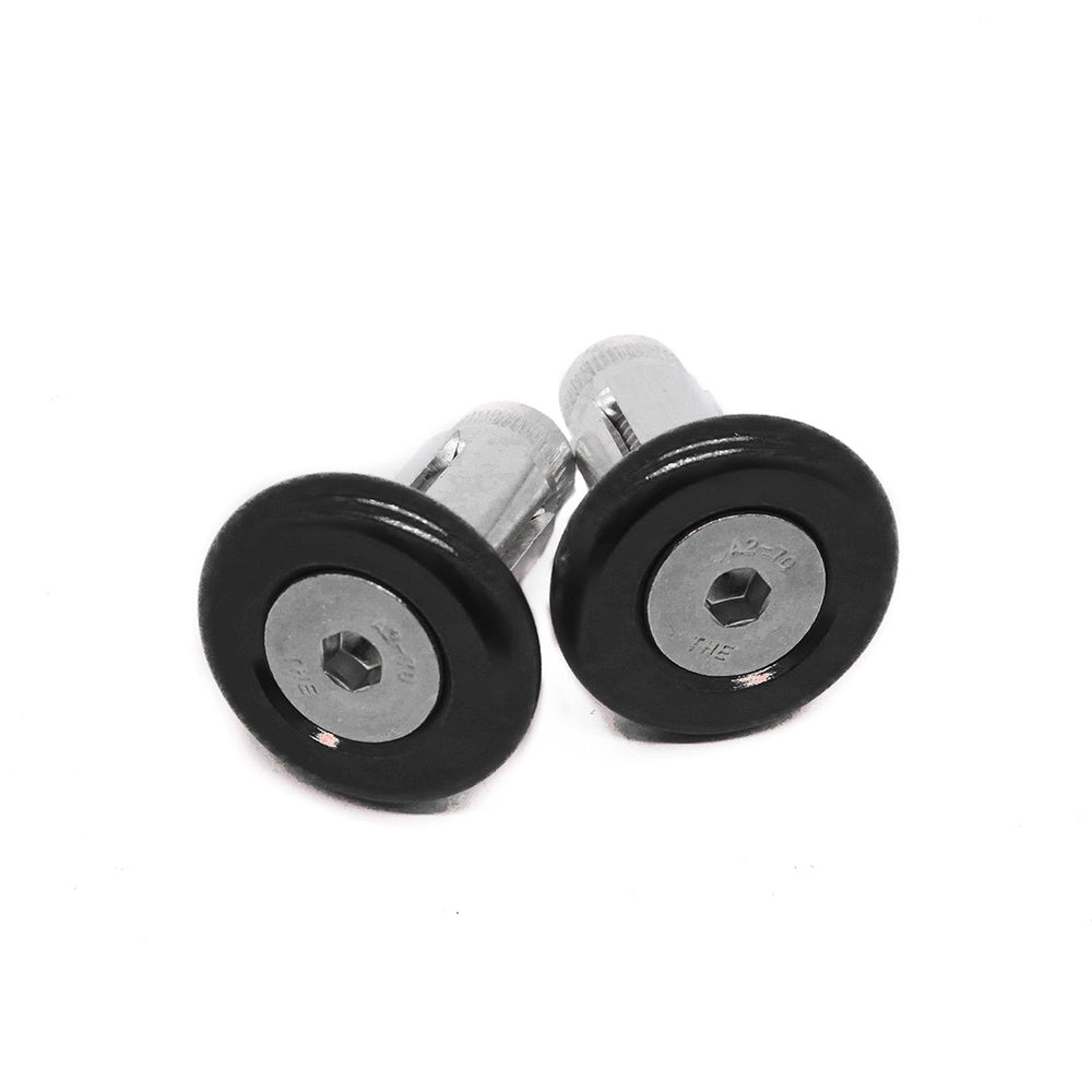 Kustom Hardware Bar End Plug 28mm 3 Piece - Black