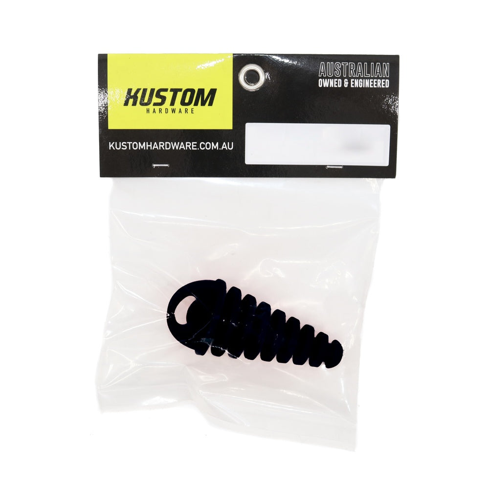 Kustom Hardware Exhaust Plug Rubber Black - 35mm