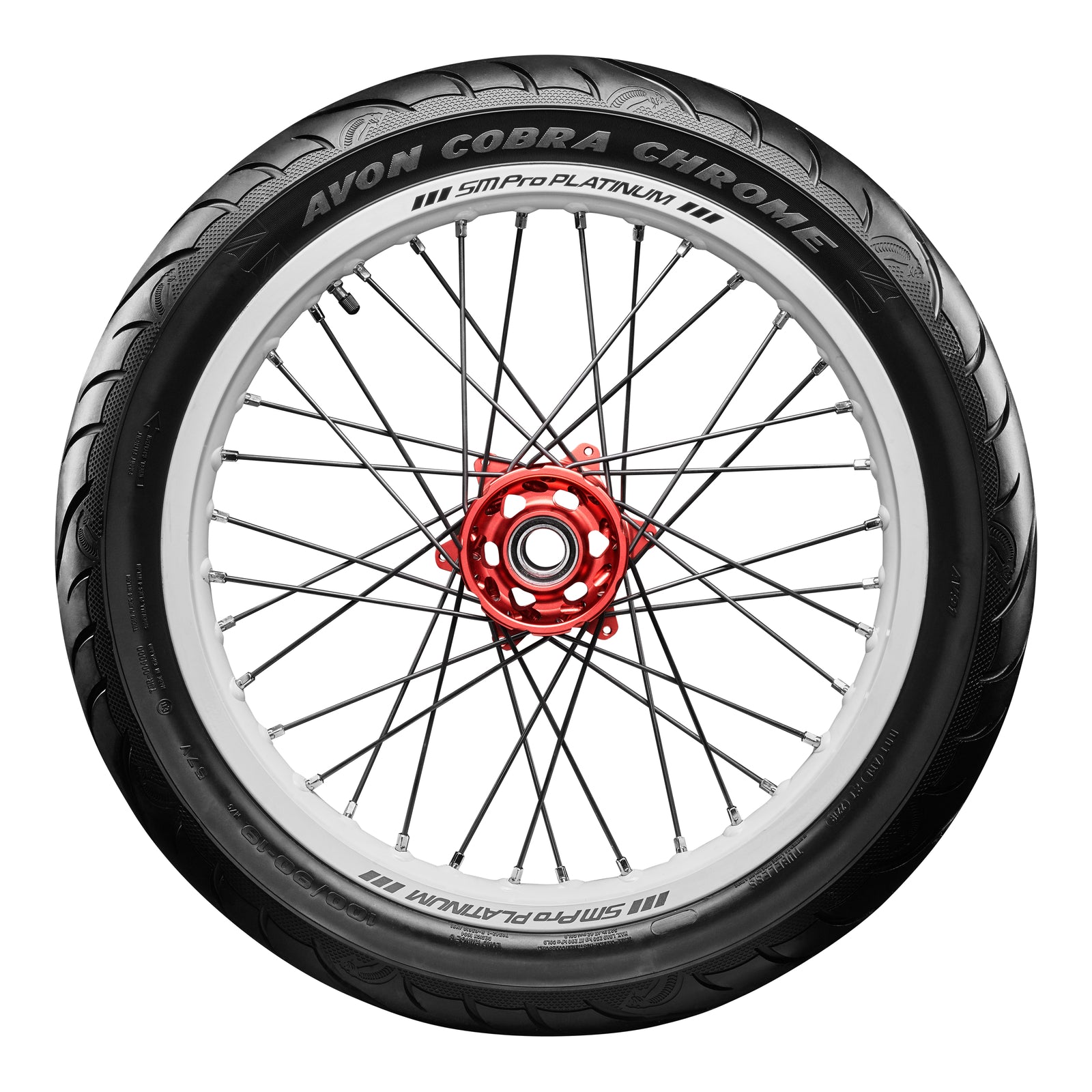 Avon Cobra Chrome 140/75R17 Front Tyre (67V Rating) AV91