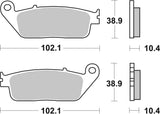 SBS FRICTION - Sinter Front Scooter Brake Pads (SBS 654) - 181MS-