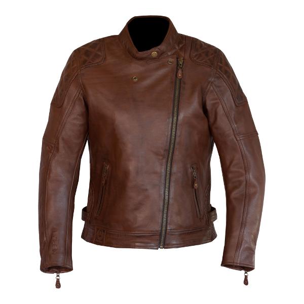 Merlin Bristol Café D3O® Ladies Leather Jacket Brown 12 Medium - 65-061-54