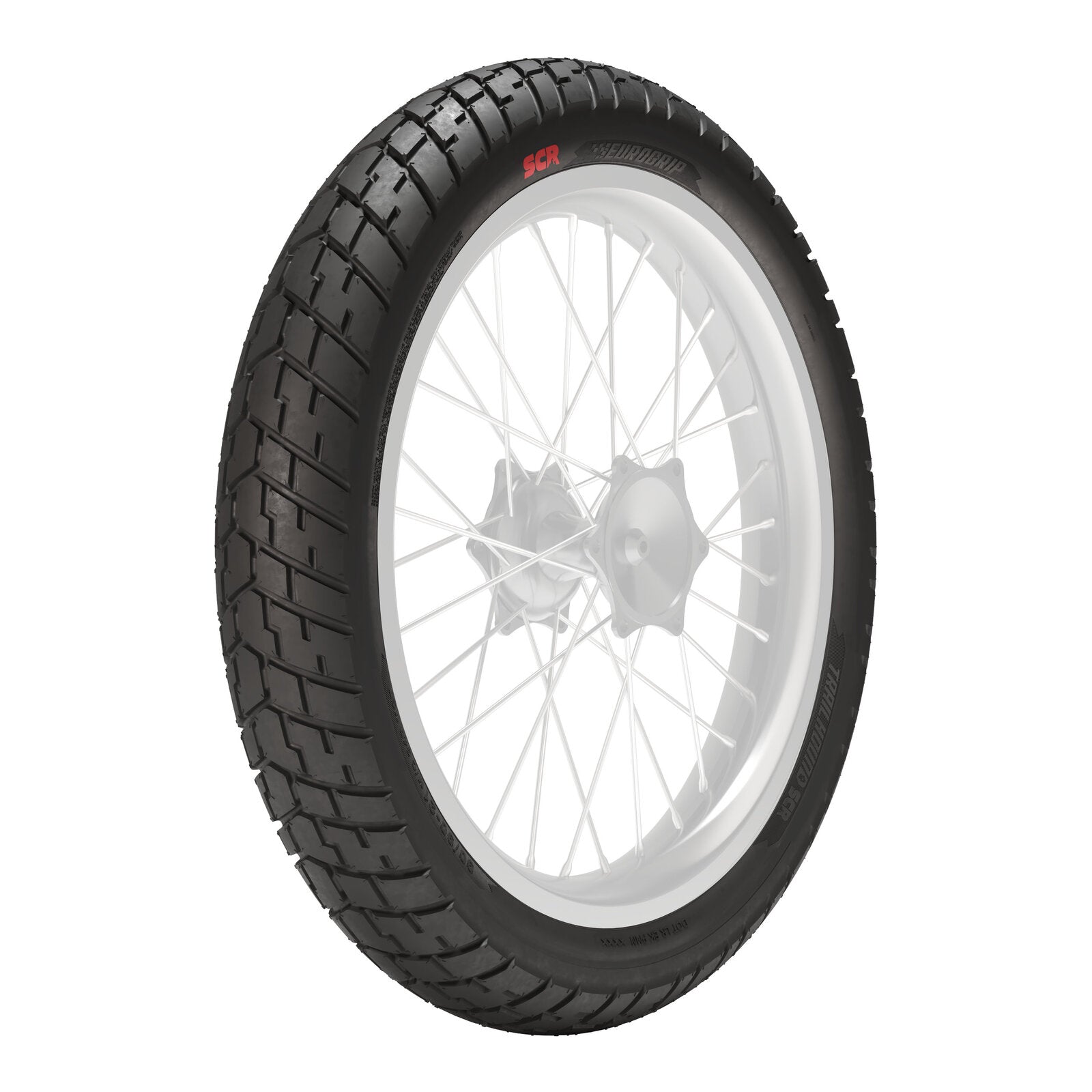 Eurogrip Trailhound SCR 100/90-18 Front Tubeless Tyre (56H Rating)