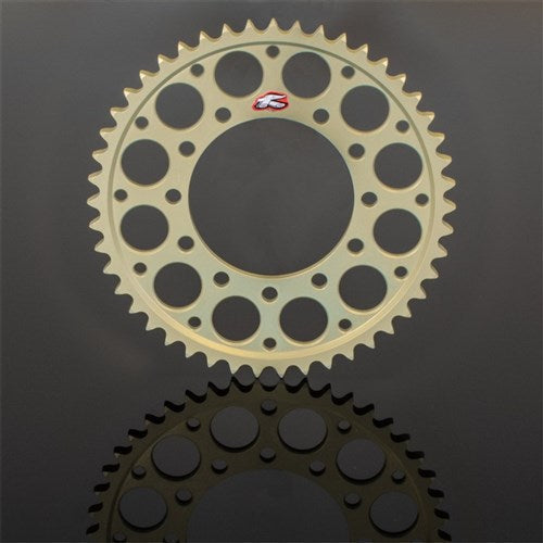 #RENTHAL REAR SPROCKET MX ULTRALIGHT GROOVED GLD 49T