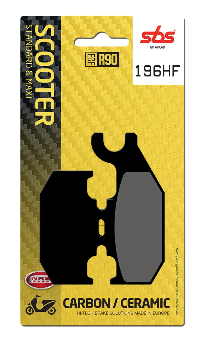 SBS FRICTION - Ceramic Rear Scooter Brake Pads (SBS 754) - 196HF-