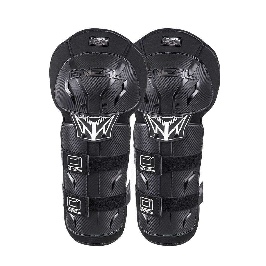 ONEAL PUMPGUN MX CARB LOOK KNEE GUARDS - ADULT (BLK) (WAS 0256206)