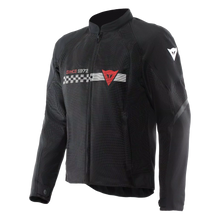 HEROSPHERE AIR TEX JACKET BLACK/WHITE STRIPES/RED