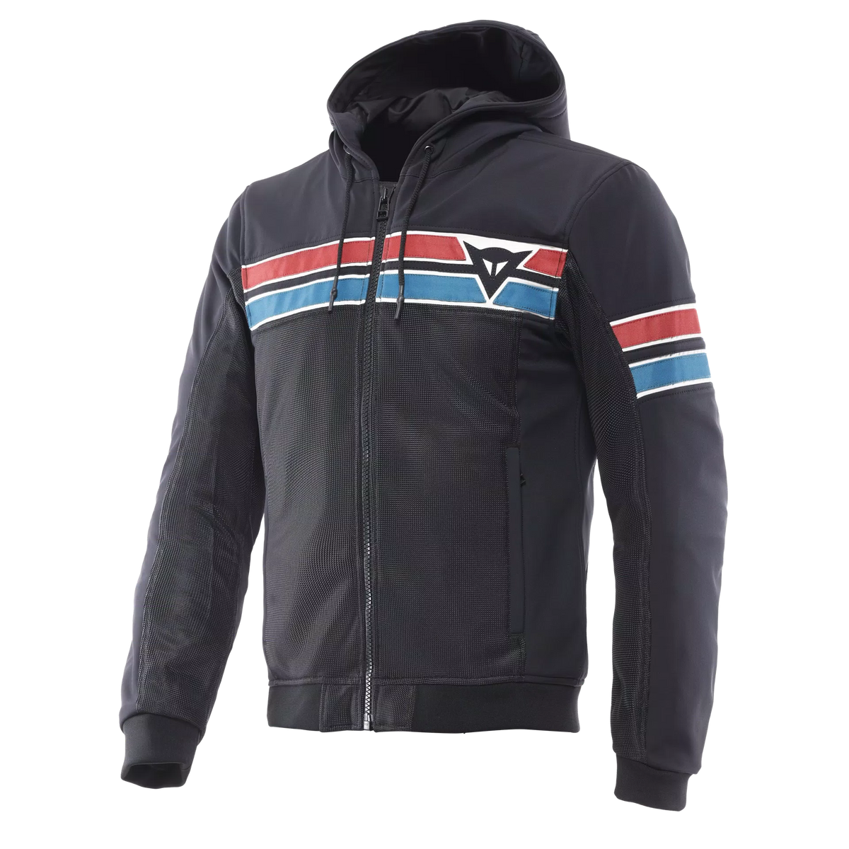 VINTEDGE AIR TEX JACKET BLACK/BLUE/RED