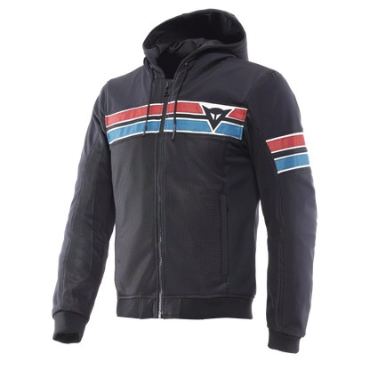 VINTEDGE AIR TEX JACKET BLACK/BLUE/RED