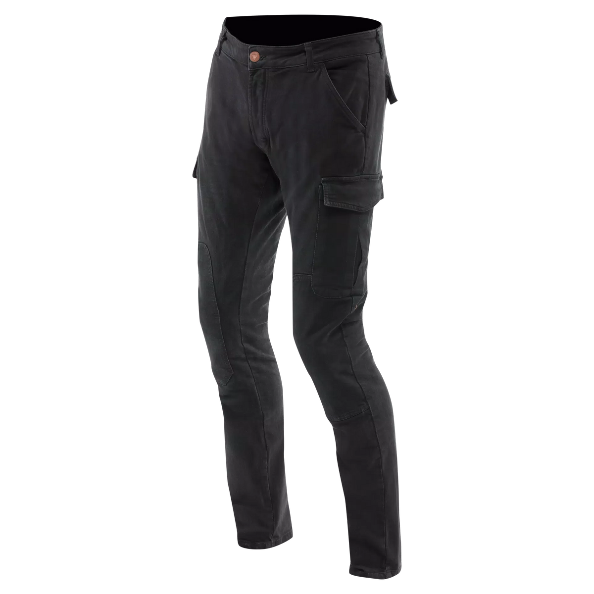 CARGO SLIM TAPERED PANTS BLACK