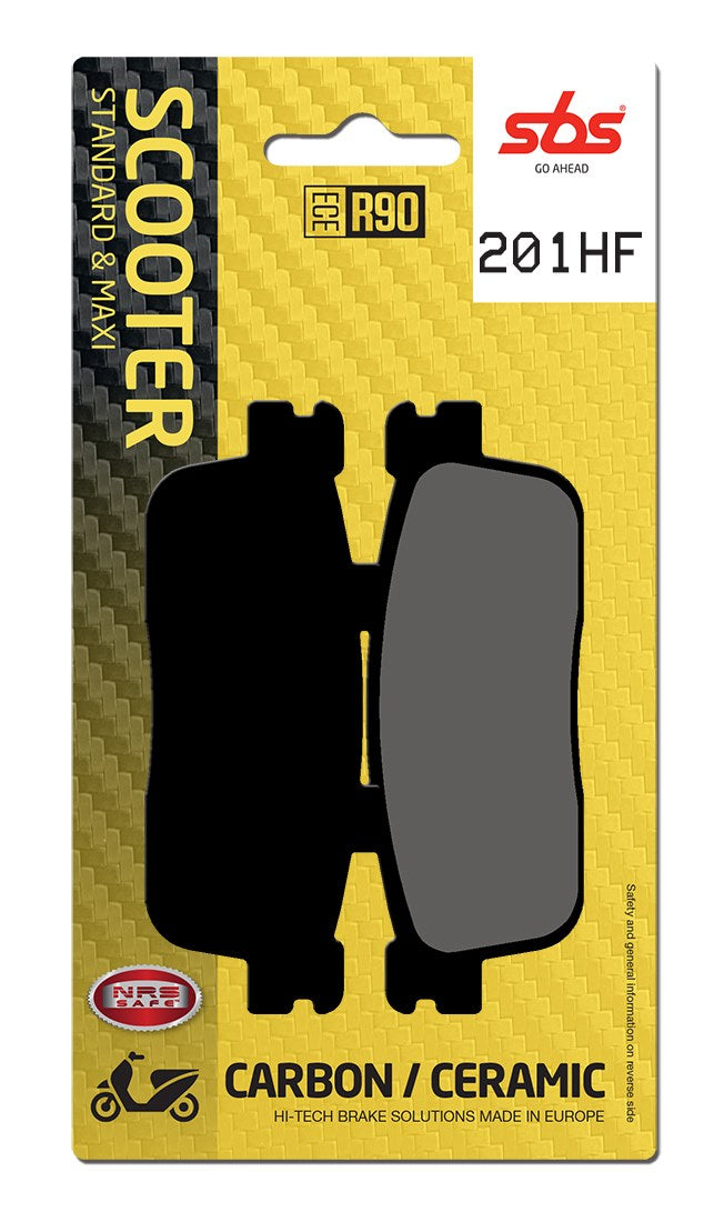 SBS FRICTION - Ceramic Rear Scooter Brake Pads (SBS 847) - 201HF-