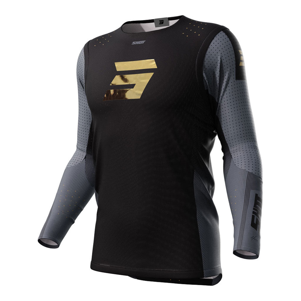 Shot Aerolite Jersey Honor Black/Gold Medium - 66-4104-09