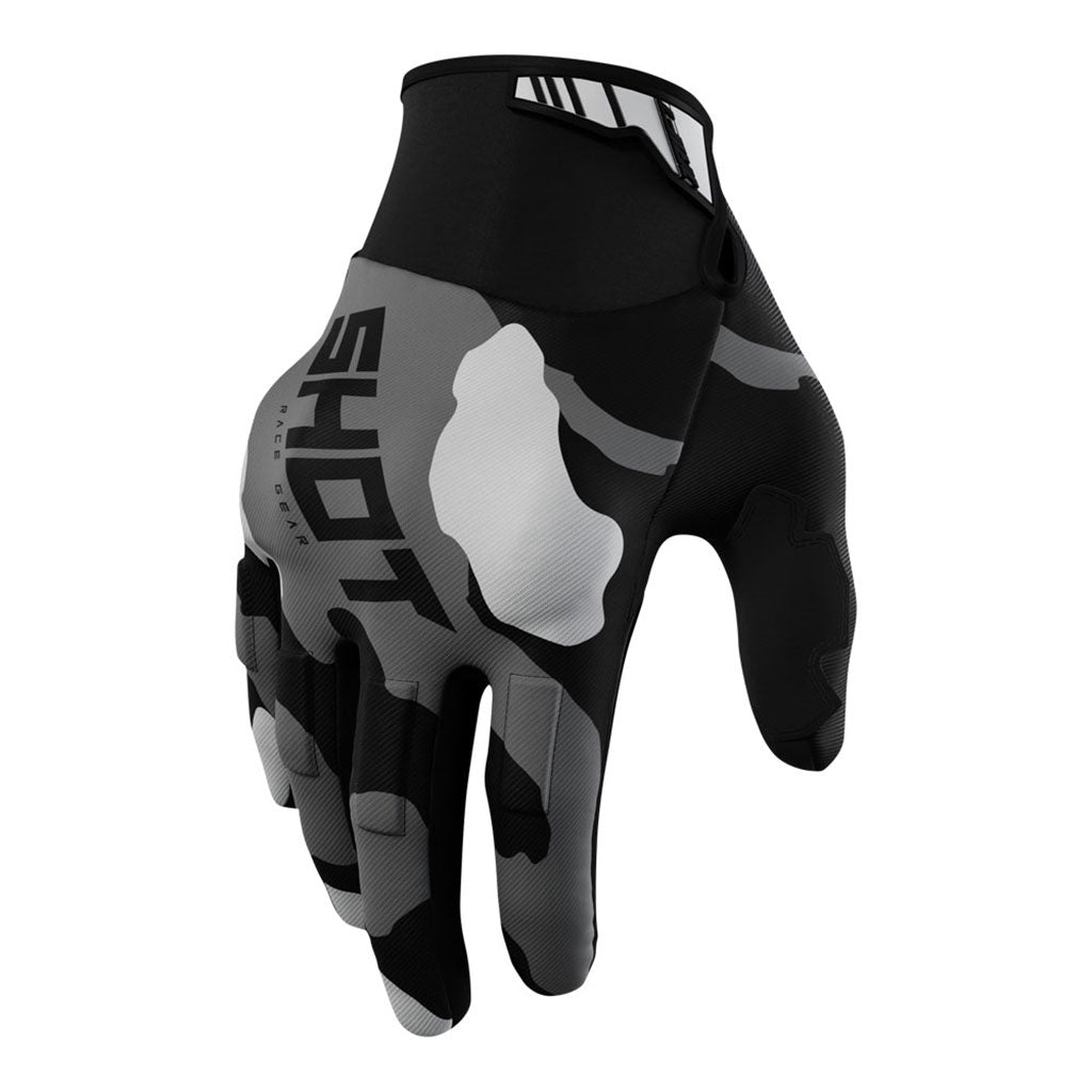 Shot Drift Enduro Gloves Camo Grey 8 (Small) - 66-4147-08