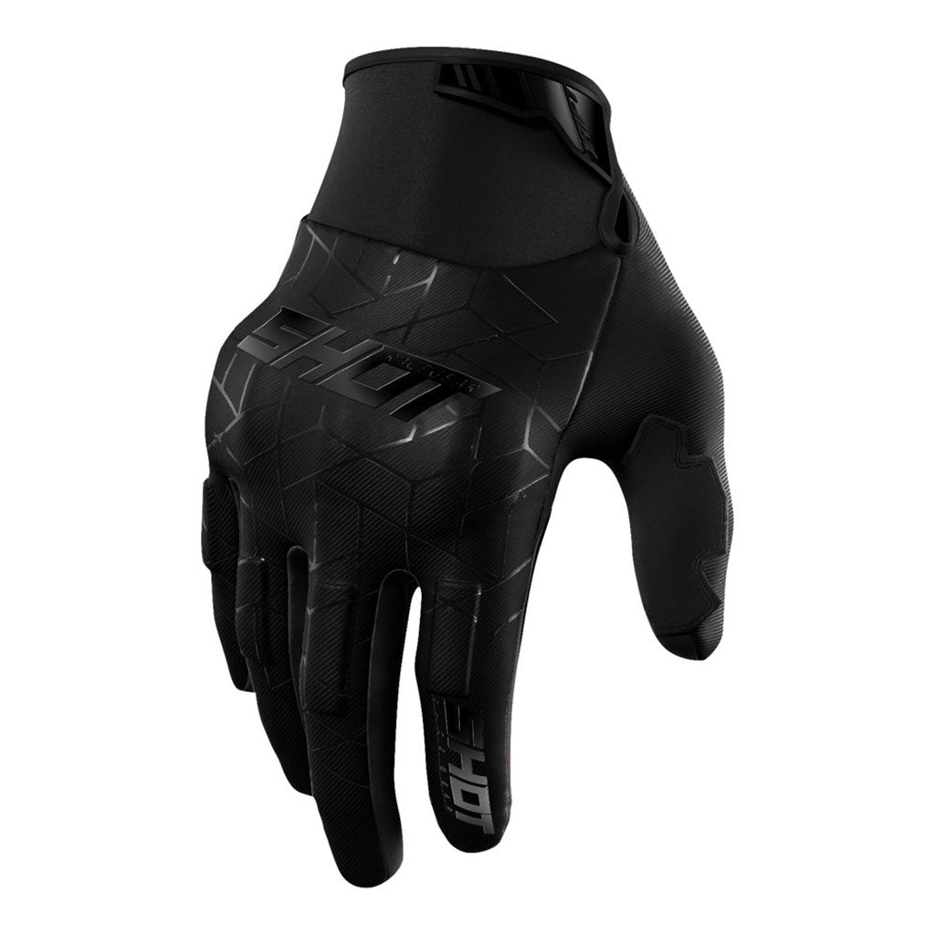 Shot Drift Enduro Gloves Spider Black 8 (Small) - 66-4146-08
