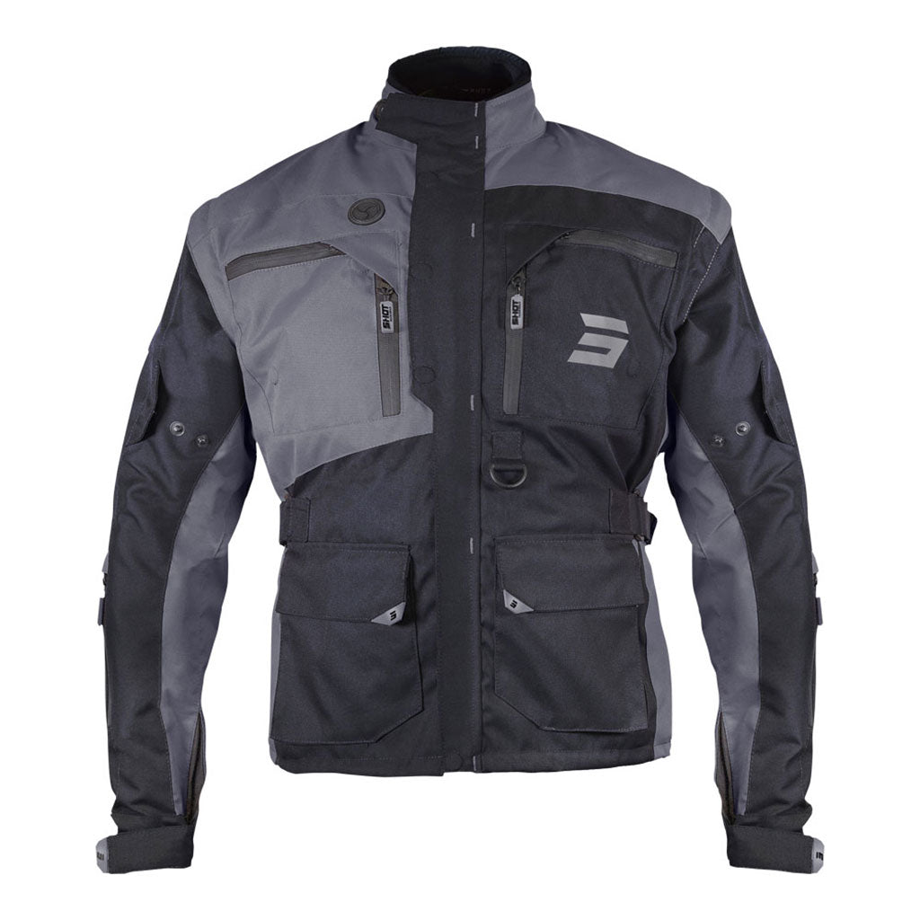 Shot Racetech Jacket Black/Grey Small - 66-4151-08