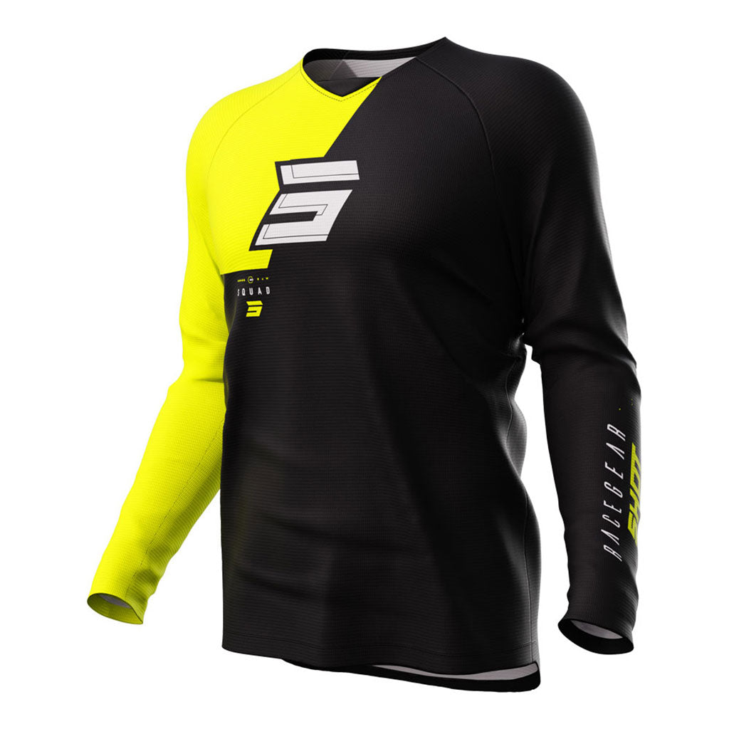 Shot Raw Jersey Squad Neon Yellow 3XL - 66-4133-13