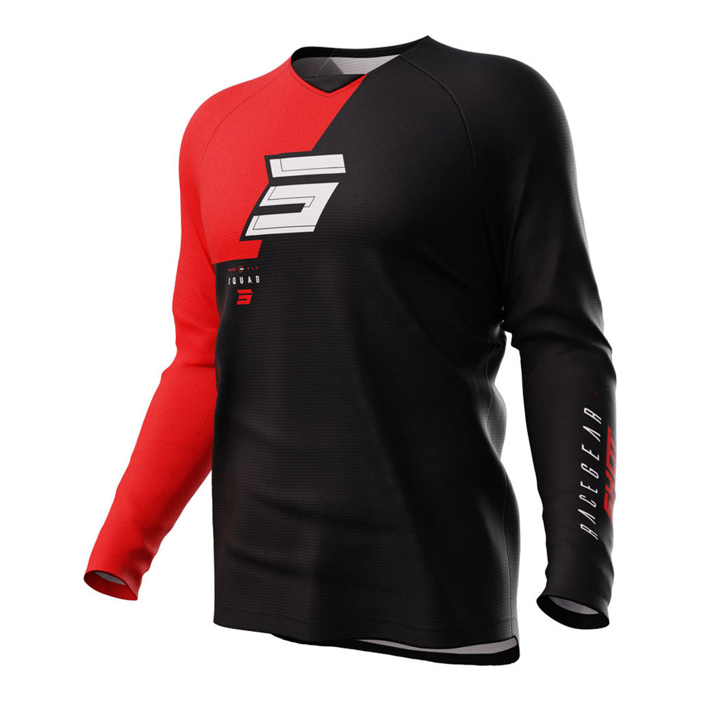 Shot Raw Jersey Squad Red 2XL - 66-4131-12