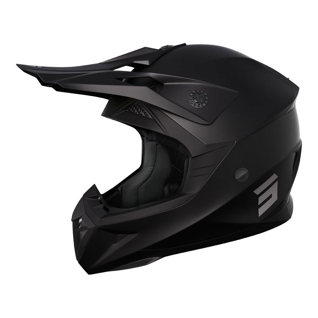 Shot Pulse Kid Helmet Matt Black Large - 66-4742-03