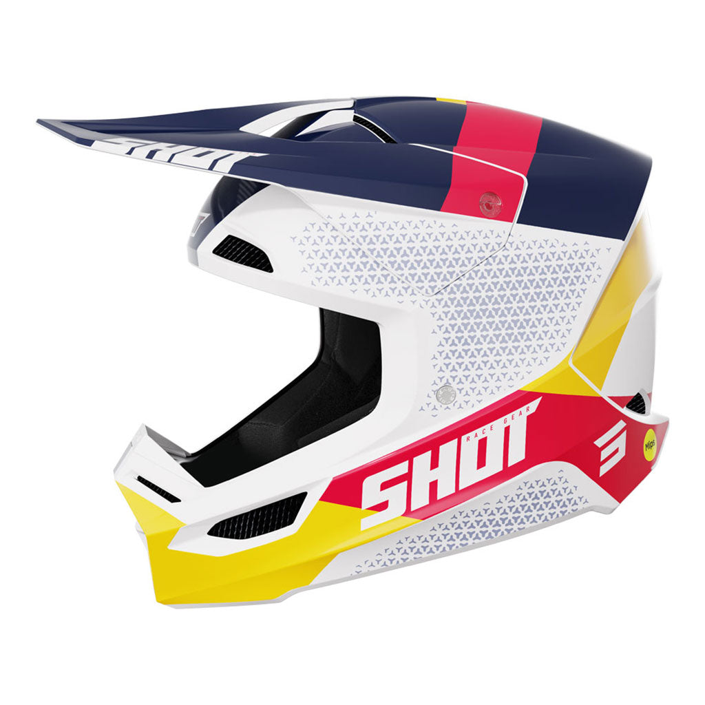 Shot Race Helmet Ridge Red/Blue Glossy 2XL - 66-4713-09