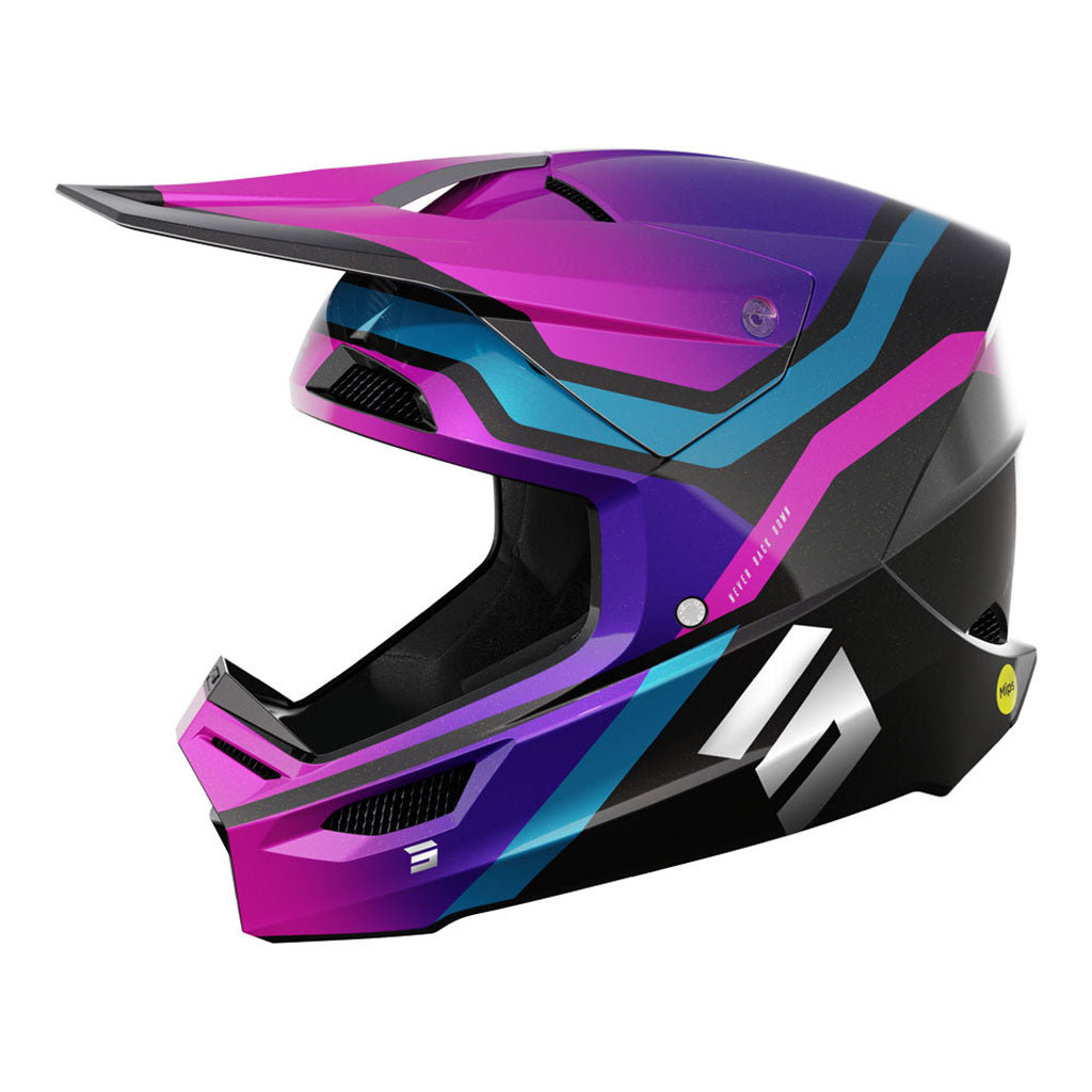 Shot Race Helmet Sky Purple Chrome 2XL - 66-4711-09