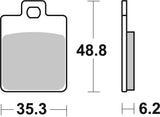 SBS FRICTION - Ceramic Front / Rear Scooter Brake Pads (SBS 868) - 202HF-