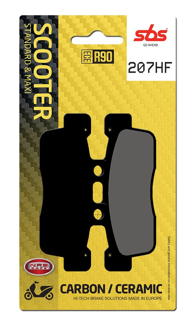 SBS FRICTION - Ceramic Front Scooter Brake Pads (SBS 875) - 207HF-