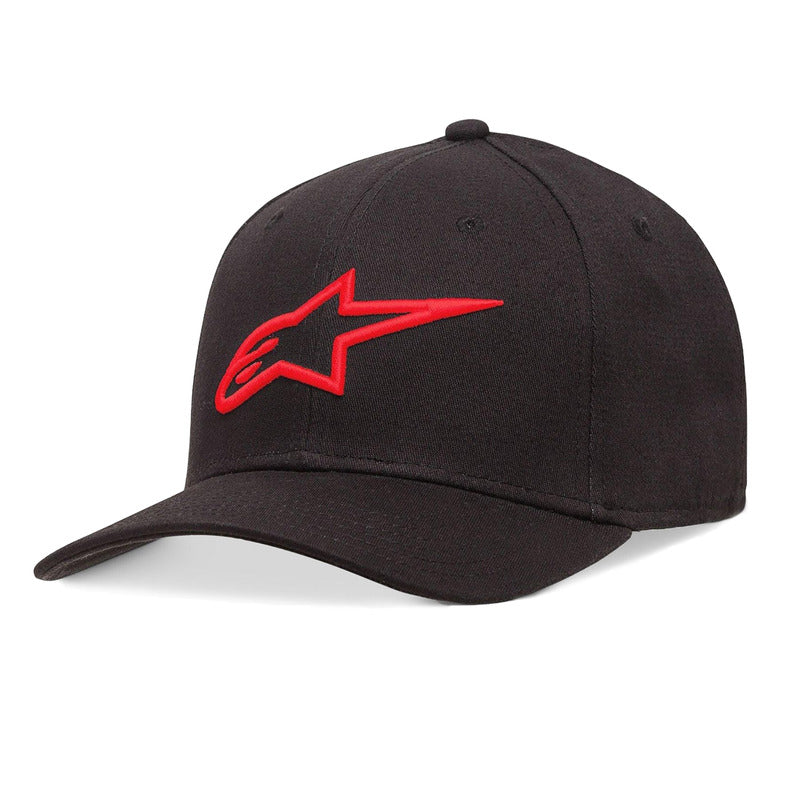 AS101781010 AGELESS CURVE HAT BLACK/RED