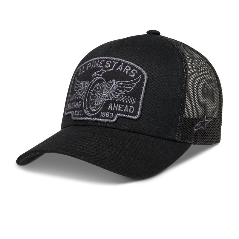 AS121481721 HERITAGE PATCH TRUCKER HAT BLACK/GREY