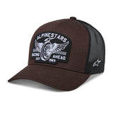 HERITAGE PATCH TRUCKER HAT BROWN/BLACK