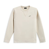 POSITIVE CREW FLEECE TOP OFF WHITE