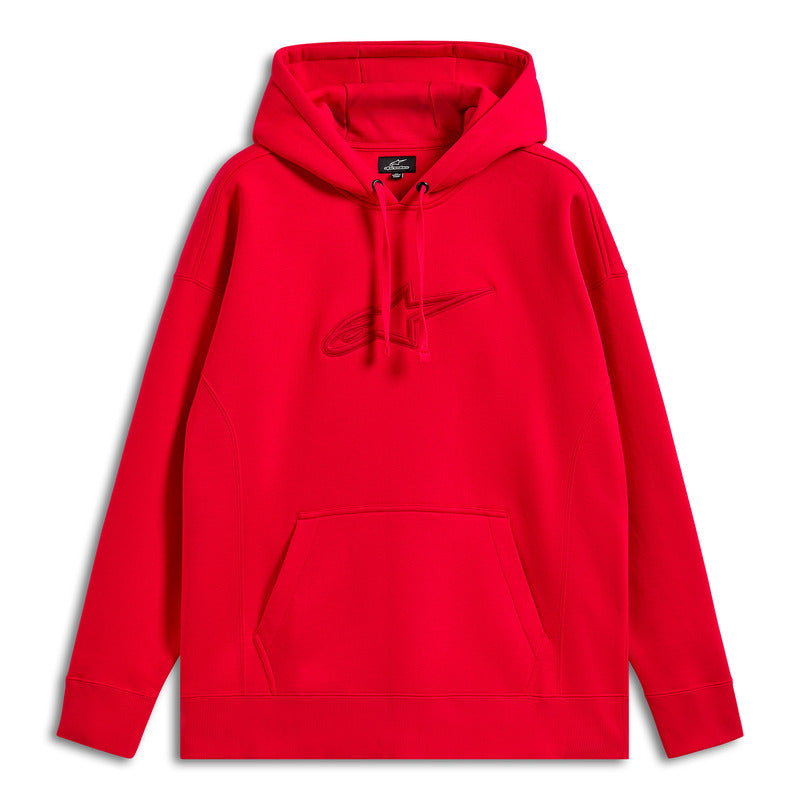 AS121652200 EMERGENT OVERSIZED HOODIE RED