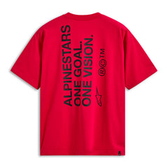 ONE OVERSIZED SS CSF TEE RED