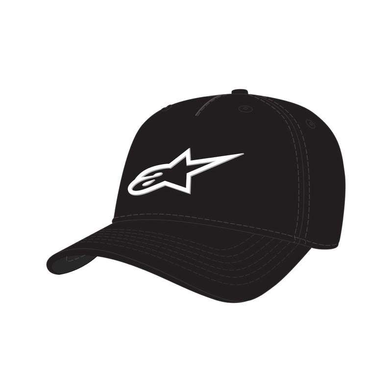 AS123581435 AGELESS SNAPBACK HAT BLACK/WHITE