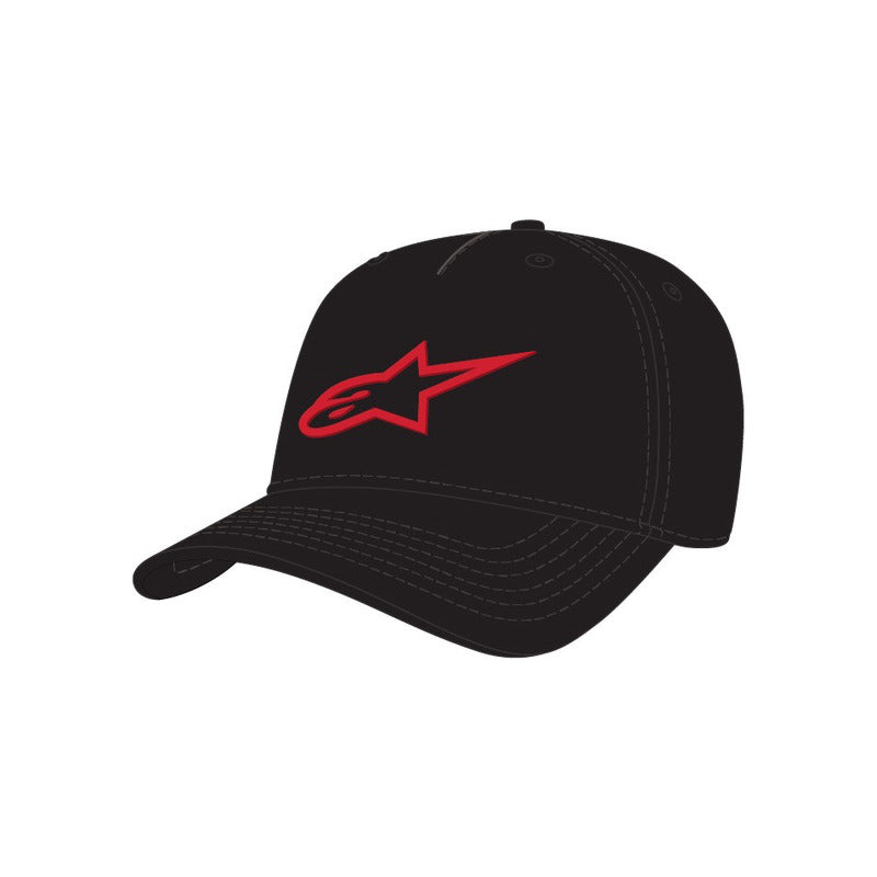 AS123581435 AGELESS SNAPBACK HAT BLACK/RED