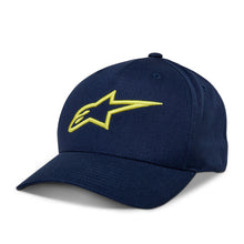 Alpinestars Ageless Snapback Hat Navy/High Vis Yellow